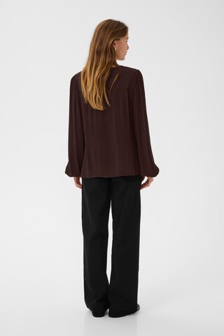 Kaffe Bluse 'KAStine Amber' i brun
