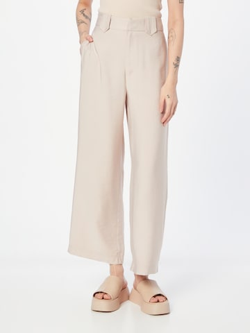 ABOUT YOU Wide leg Pants 'Valentine' in Beige: front