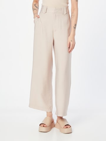 ABOUT YOU Wide leg Broek 'Valentine' in Beige: voorkant