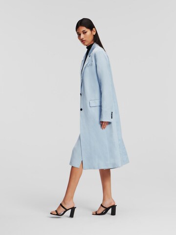 Karl Lagerfeld Between-Seasons Coat in Blue