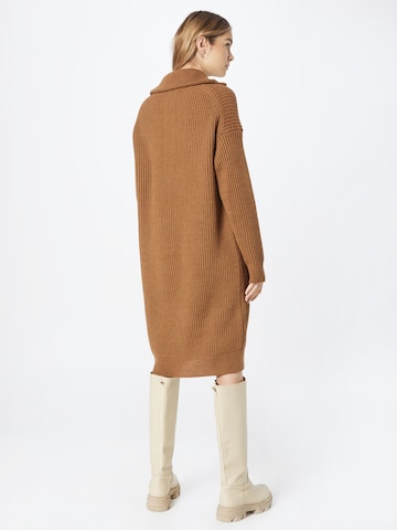 DRYKORN Knitted dress 'ADRIK' in Brown