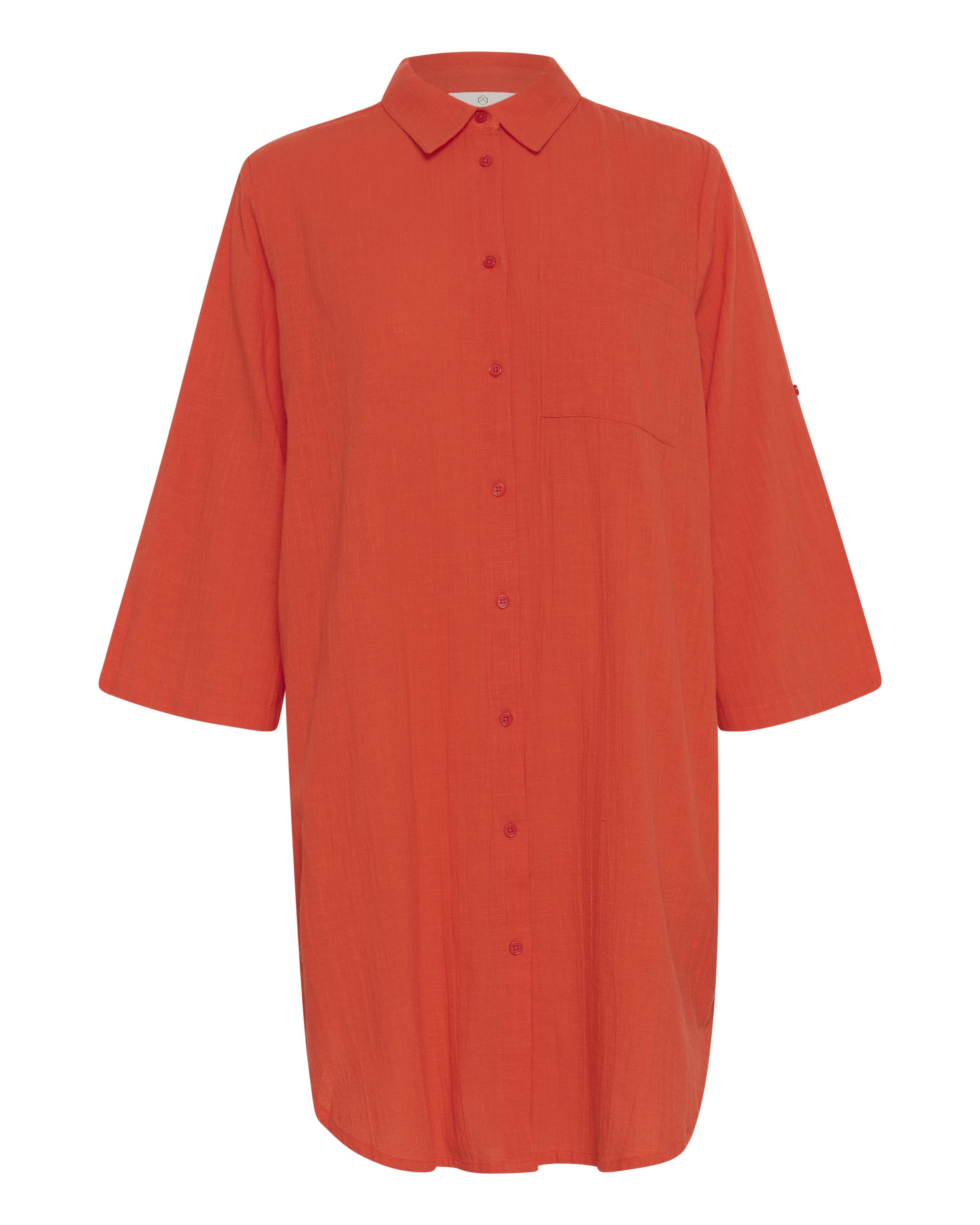 Kaffe Blusenkleid in Rot: Vorderseite