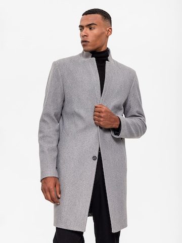 Antioch Between-seasons coat in Grey: front