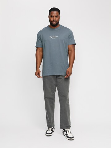 Maglietta 'JORVesterbro' di Jack & Jones Plus in grigio