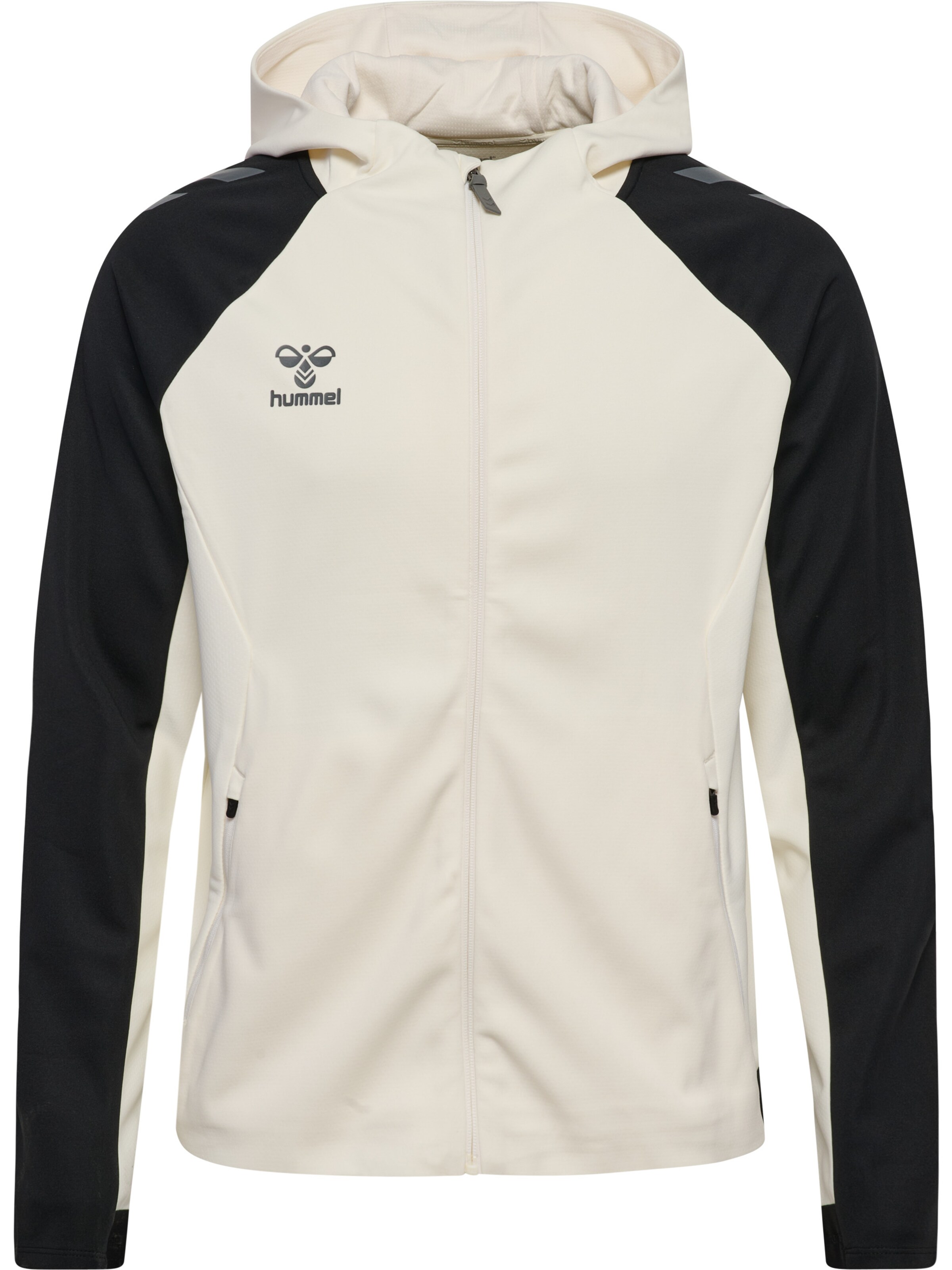 Hummel Sportsweatvest 'Cima 2.0' in Wit: voorkant