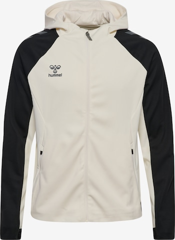 Veste de survêtement 'Cima 2.0' Hummel en blanc : devant