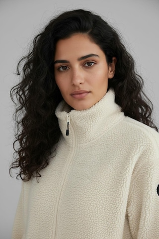 ICEPEAK Athletic Fleece Jacket in Beige