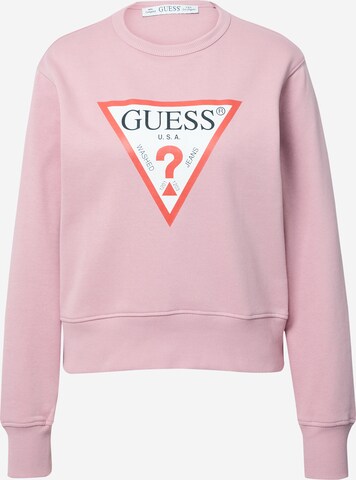 GUESS Mikina – pink: přední strana