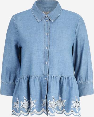 Only Petite Blouse 'CANBERRA' in Blue denim, Item view