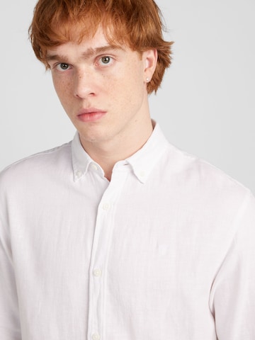 JACK & JONES Regular fit Button Up Shirt 'MAZE' in White