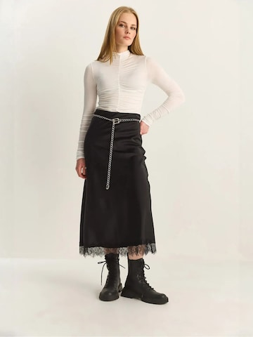 Jupe Bianco Lucci en noir