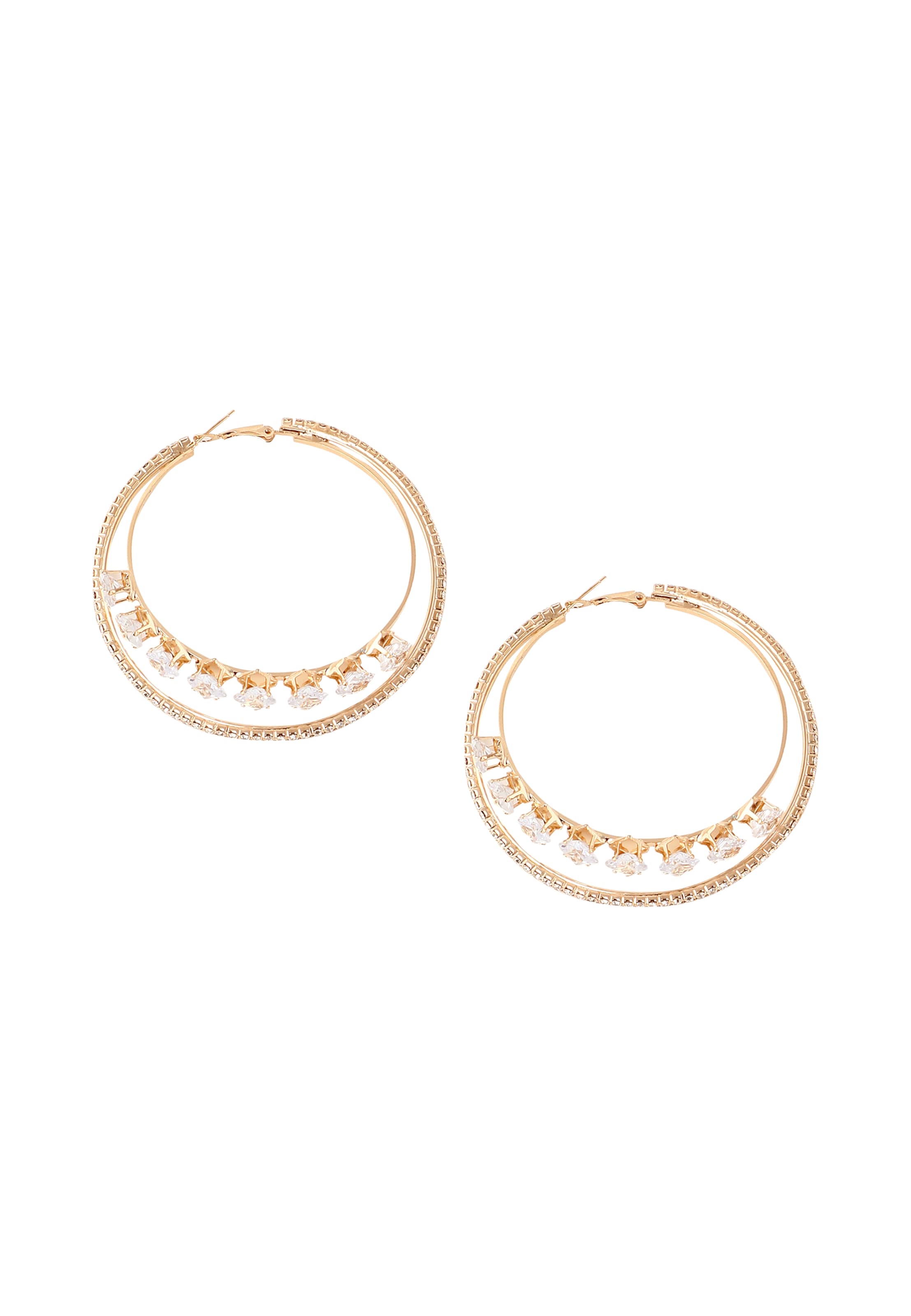 SOHI Kolczyki 'Lakeshia' w kolorze złoty: przód