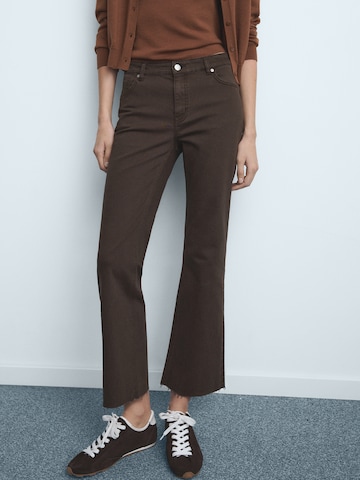 MANGO Regular Jeans 'SIENNA' in Brown: front