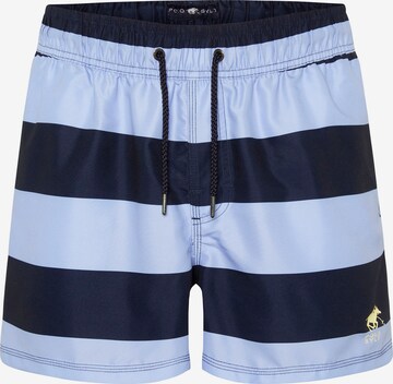 Polo Sylt Board Shorts in Blue: front