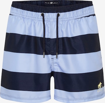 Polo Sylt Board Shorts in Blue: front