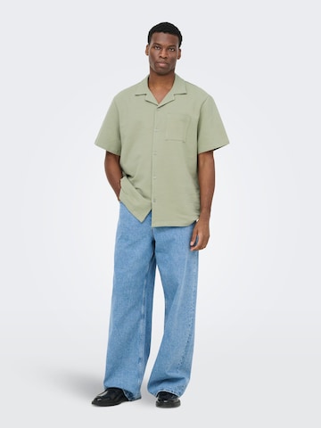 Fit confort Chemise 'ONSKian' Only & Sons en vert