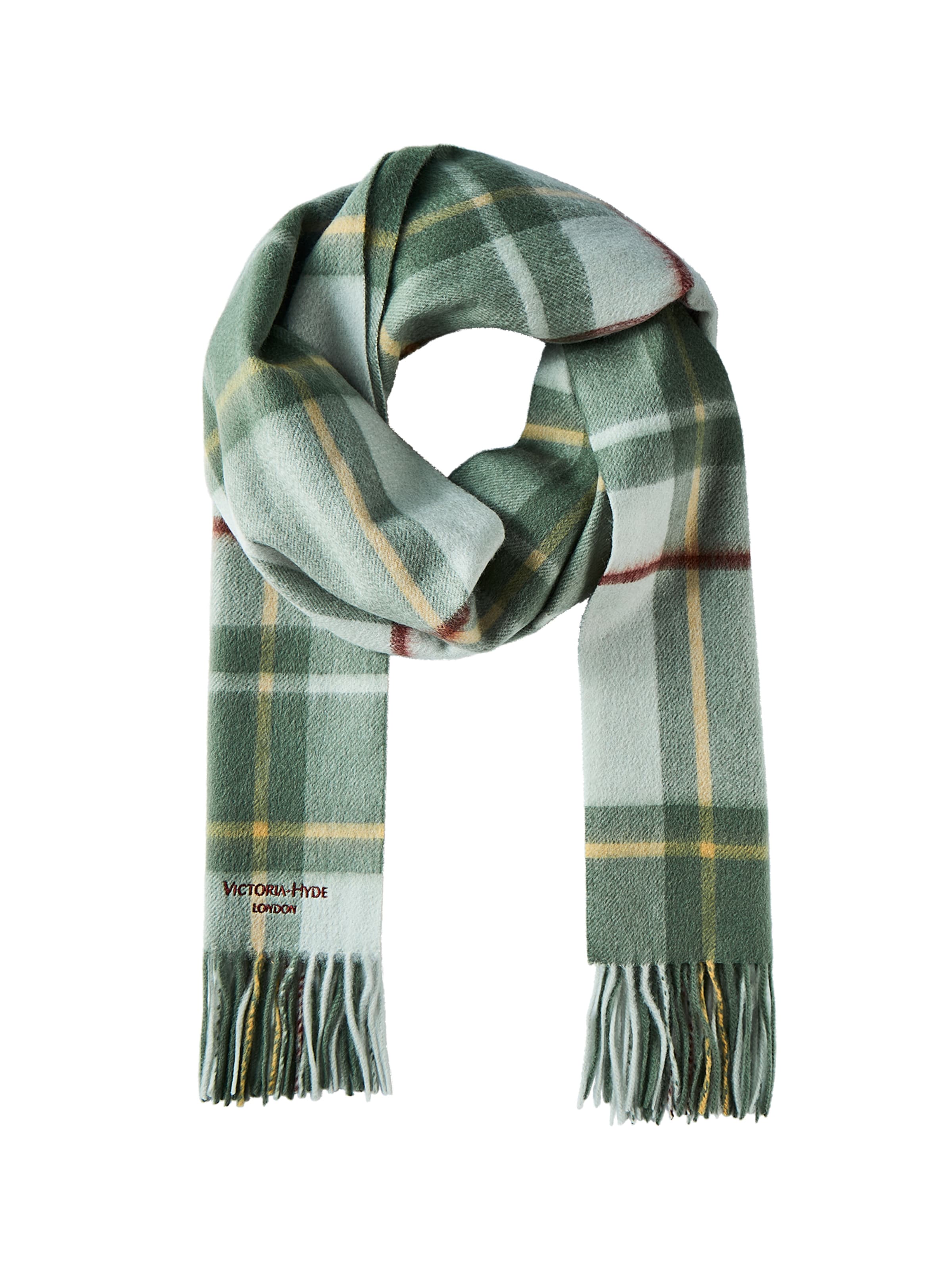 Victoria Hyde Scarf ' Sylvia' in Green: front