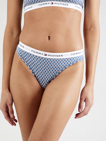 Tommy Hilfiger Underwear Thong in Blue: front