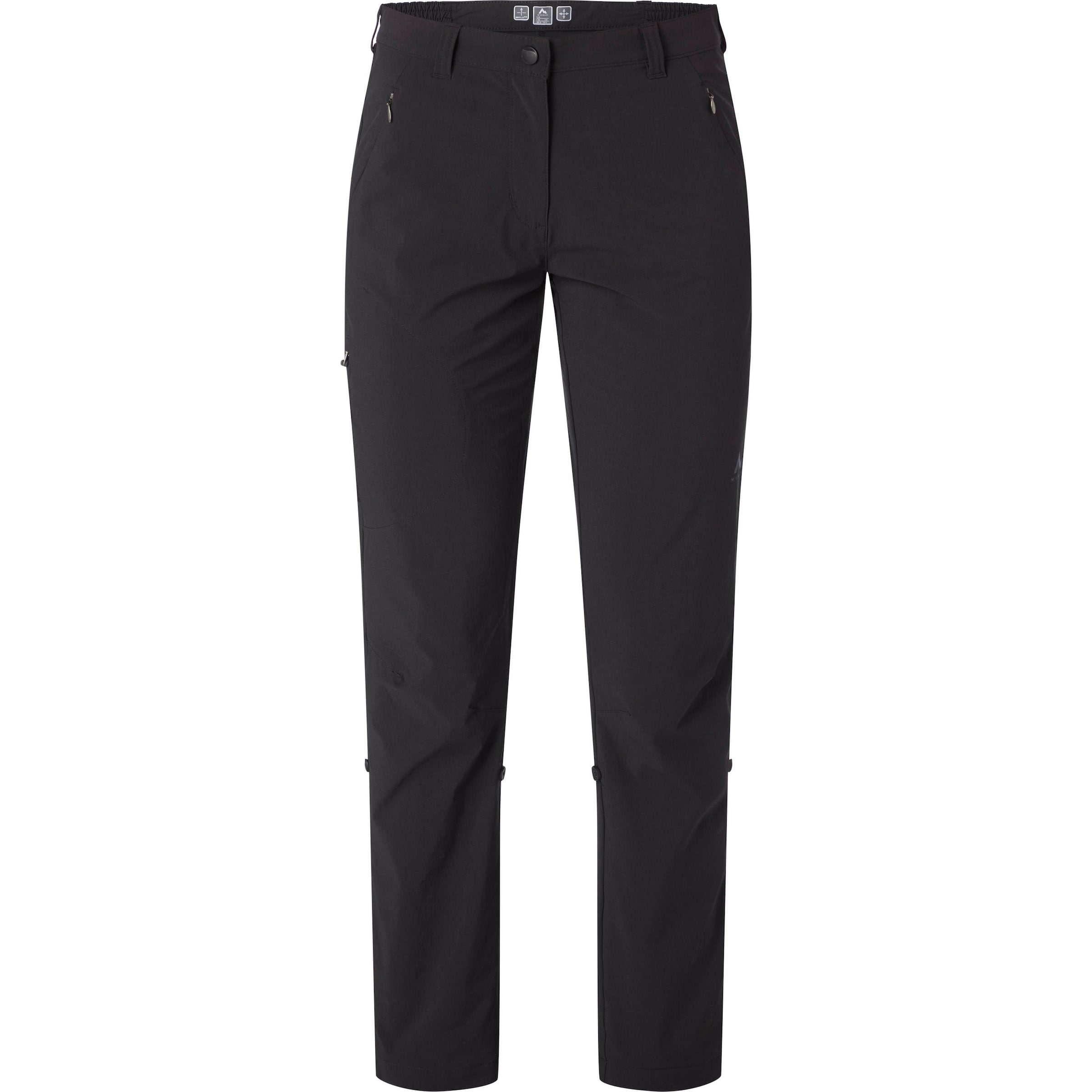 MCKINLEY Wanderhose 'Madok II' in Schwarz: Vorderseite