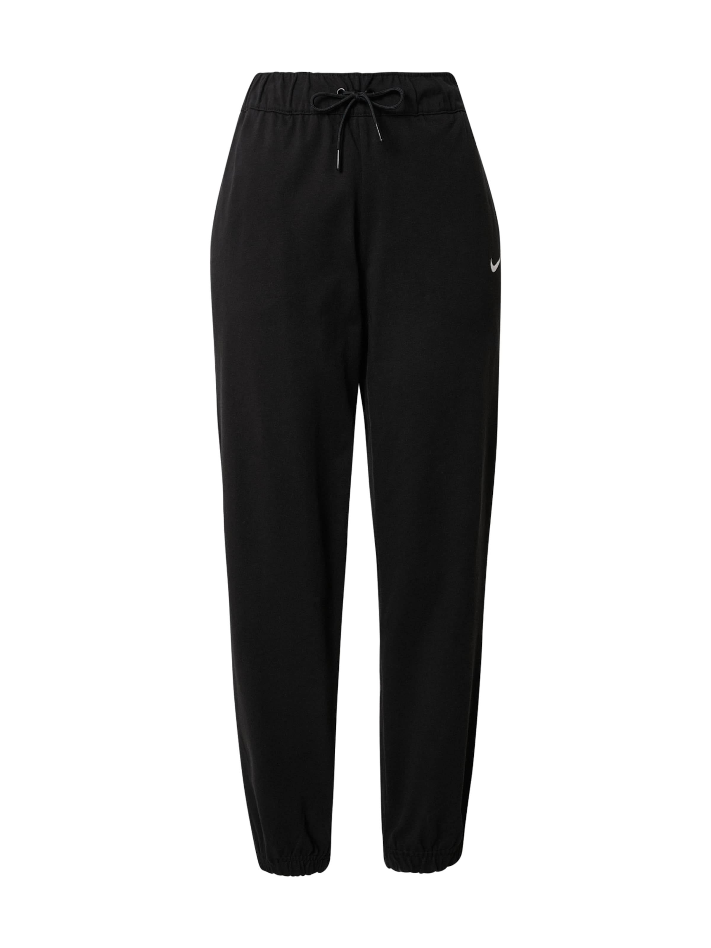 Nike Sportswear Tapered Trousers in Black: front