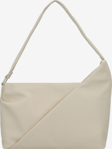 TOM TAILOR Schultertasche 'Adya' in Beige: Vorderseite