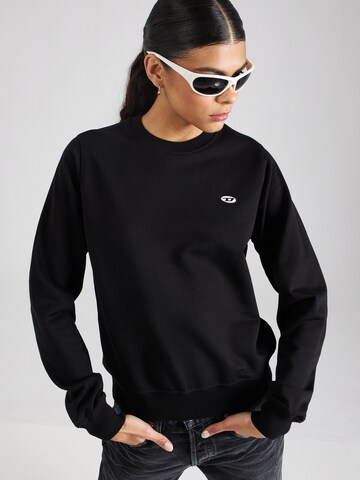 DIESEL Sweatshirt 'REGGY DOVAL' in Black: front