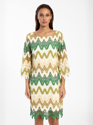 Ana Alcazar Gebreide jurk 'Dimah' in Groen: voorkant