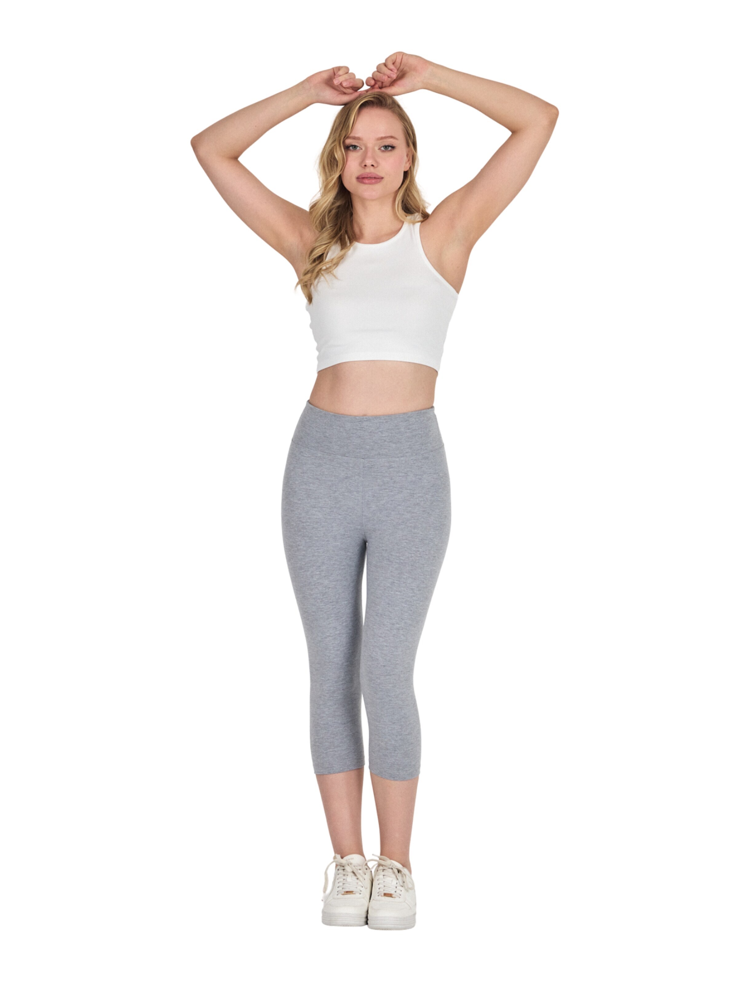 comeor Skinny Leggings in Grey: front