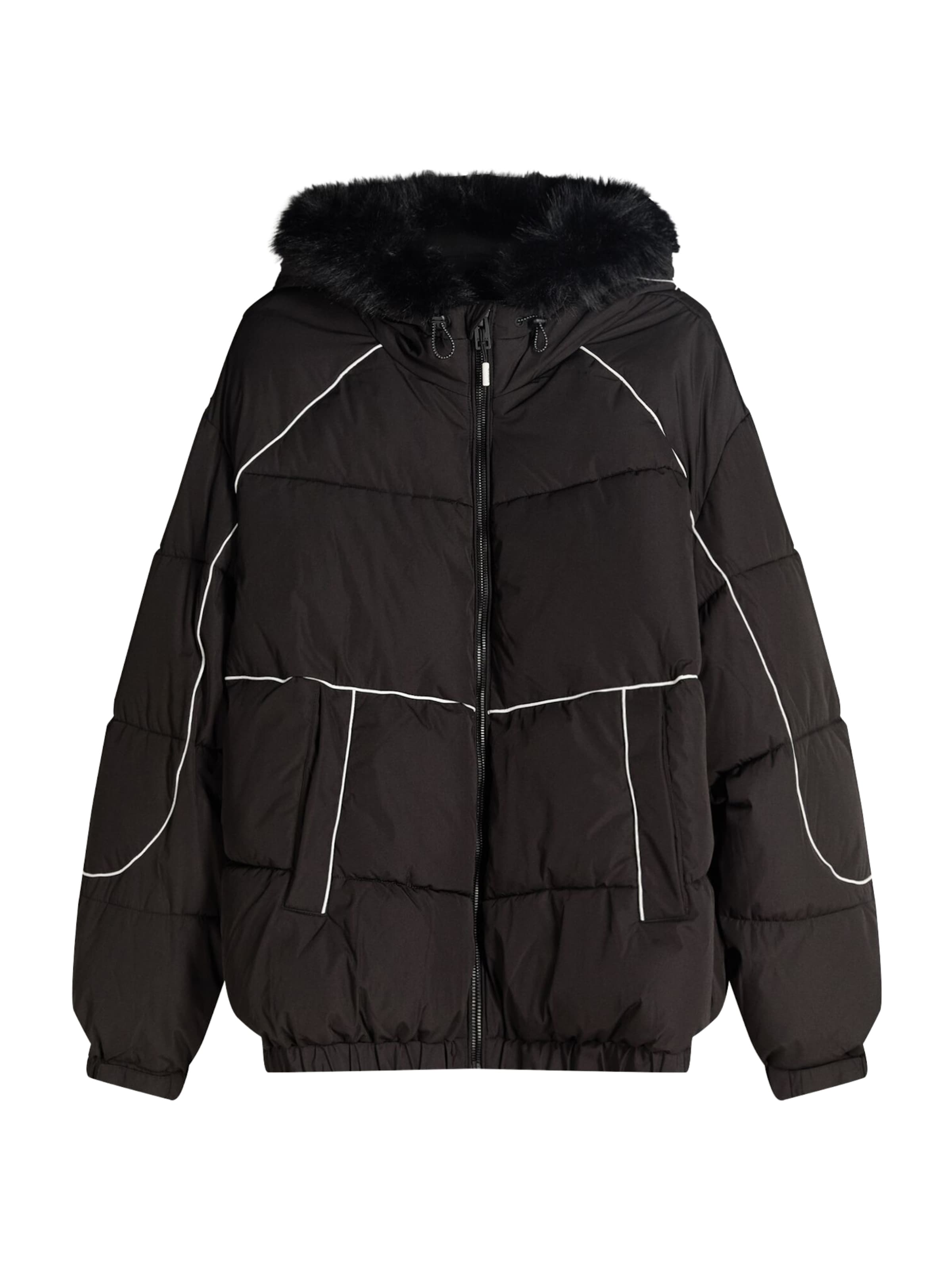 Bershka Jacke in Schwarz: Vorderseite
