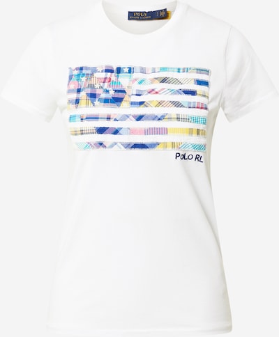 Maglietta POLO RALPH LAUREN di colore turchese / blu reale / giallo / rosa / bianco, Visualizzazione prodotti