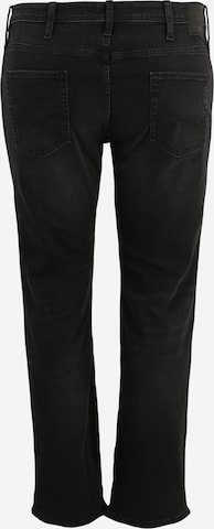 Jack & Jones Plus Regular Jeans 'CLARK ORIGINAL SQ 102' in Black