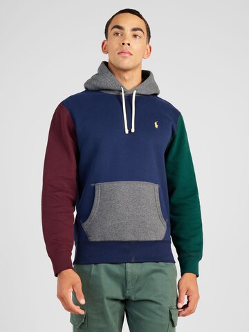 Sweat-shirt Polo Ralph Lauren en bleu : devant