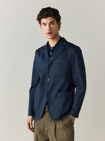 Coupe regular Veste de costume Next en bleu : devant