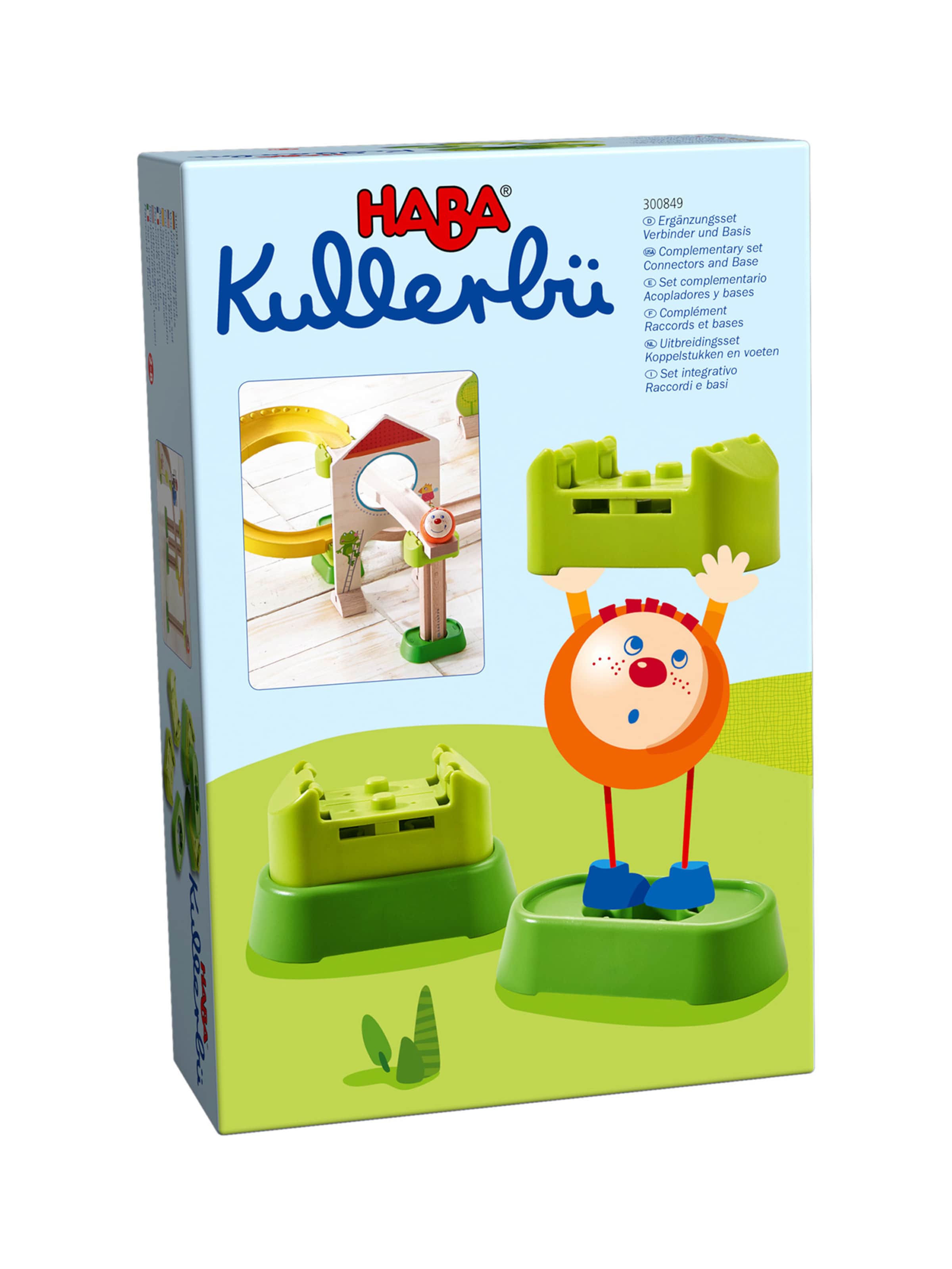 HABA Game ' Kullerbü – Ergänzungsset Verbinder & Basis ' in Mixed colors: front