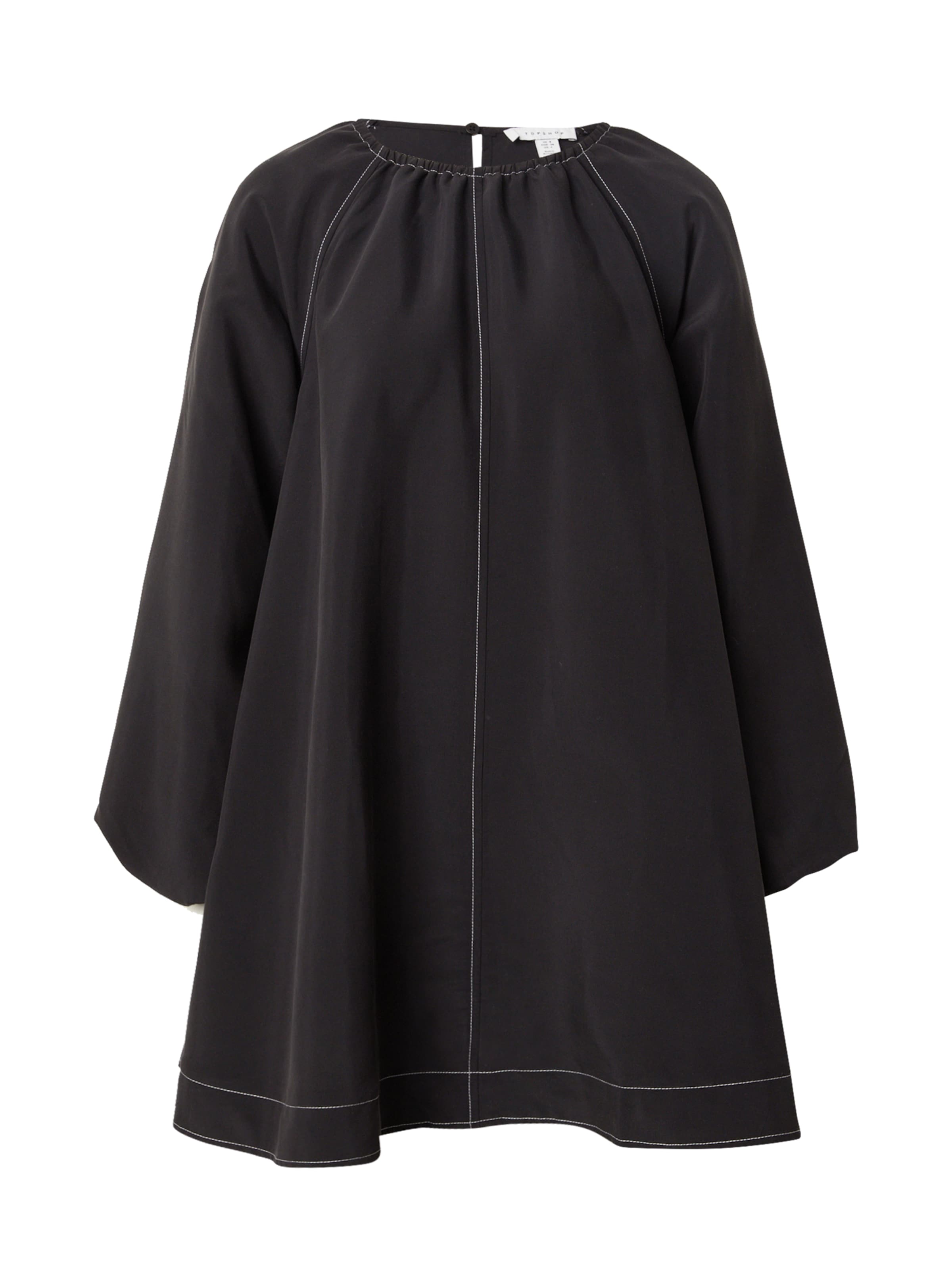 TOPSHOP Dress in Black: front