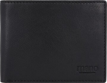 mano Wallet 'Don Simon' in Black: front