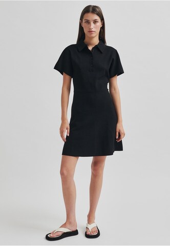 SECOND FEMALE Knit dress 'Stinna' in Black