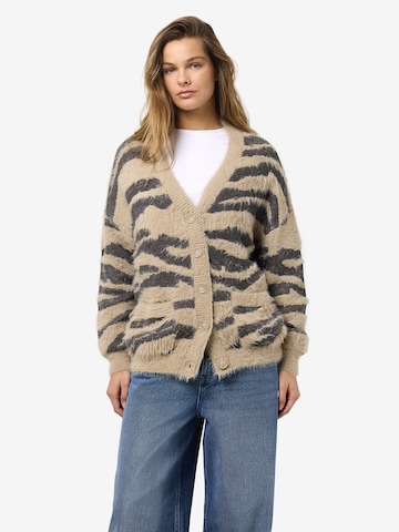 Noisy may Knit cardigan in Grey
