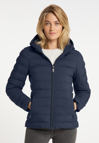 usha BLUE LABEL Winterjas in Blauw: voorkant