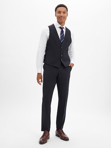 Regular Pantalon à plis 'Leon' BOSS en bleu