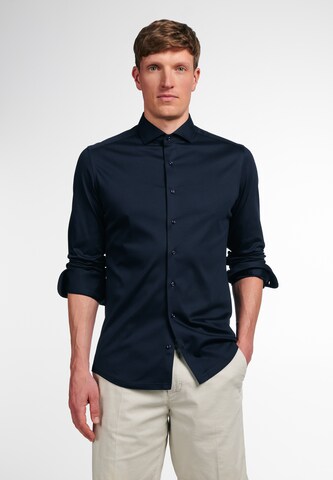 ETERNA Slim fit Zakelijk overhemd in Blauw: voorkant