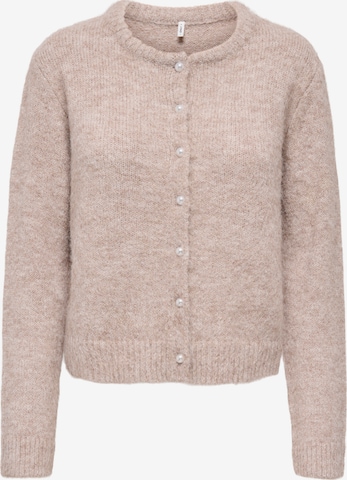Cardigan 'ONLMAGGIE' ONLY en gris : devant