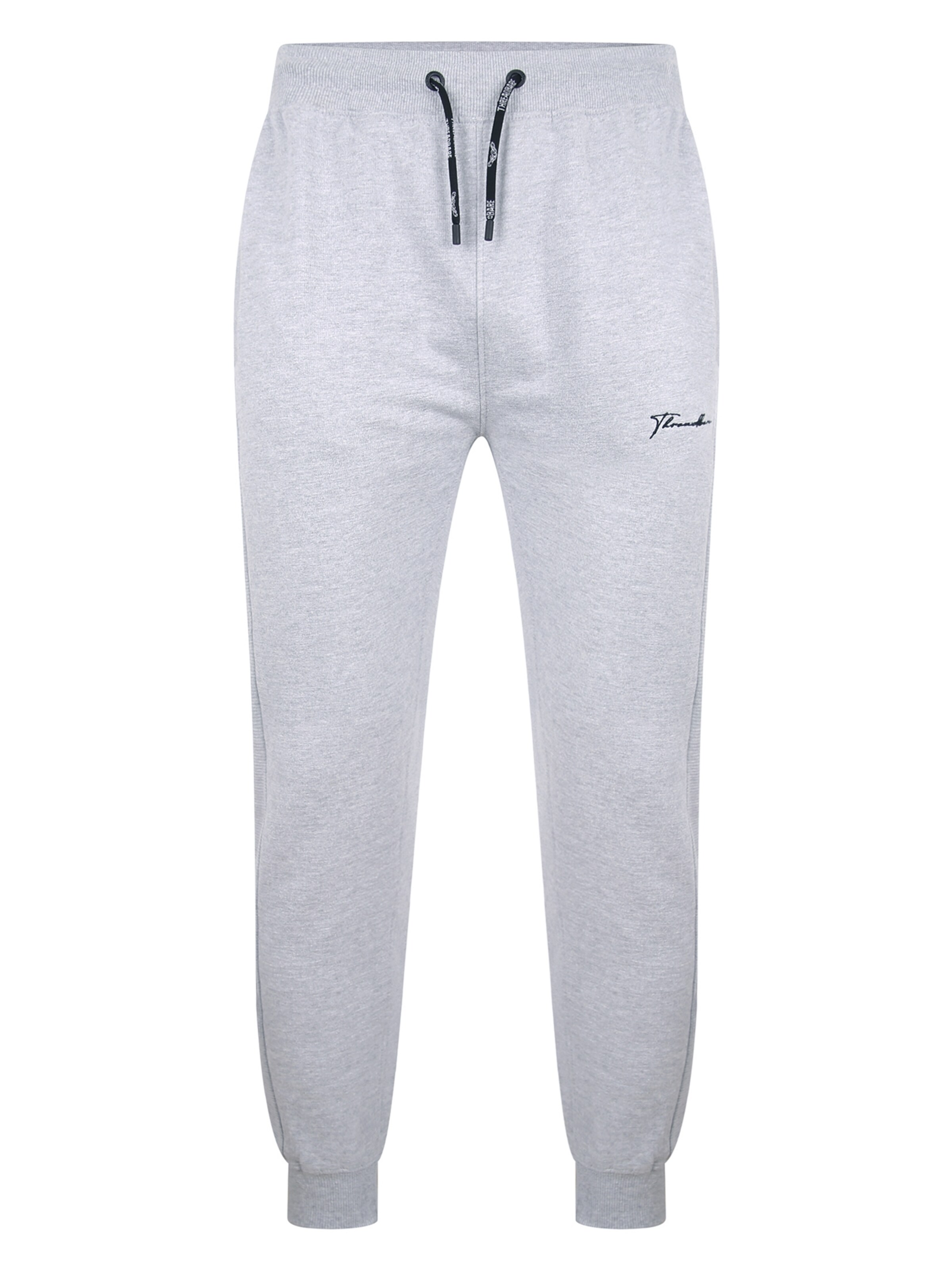 Threadbare Tapered Hose 'Ferry' in Grau: Vorderseite