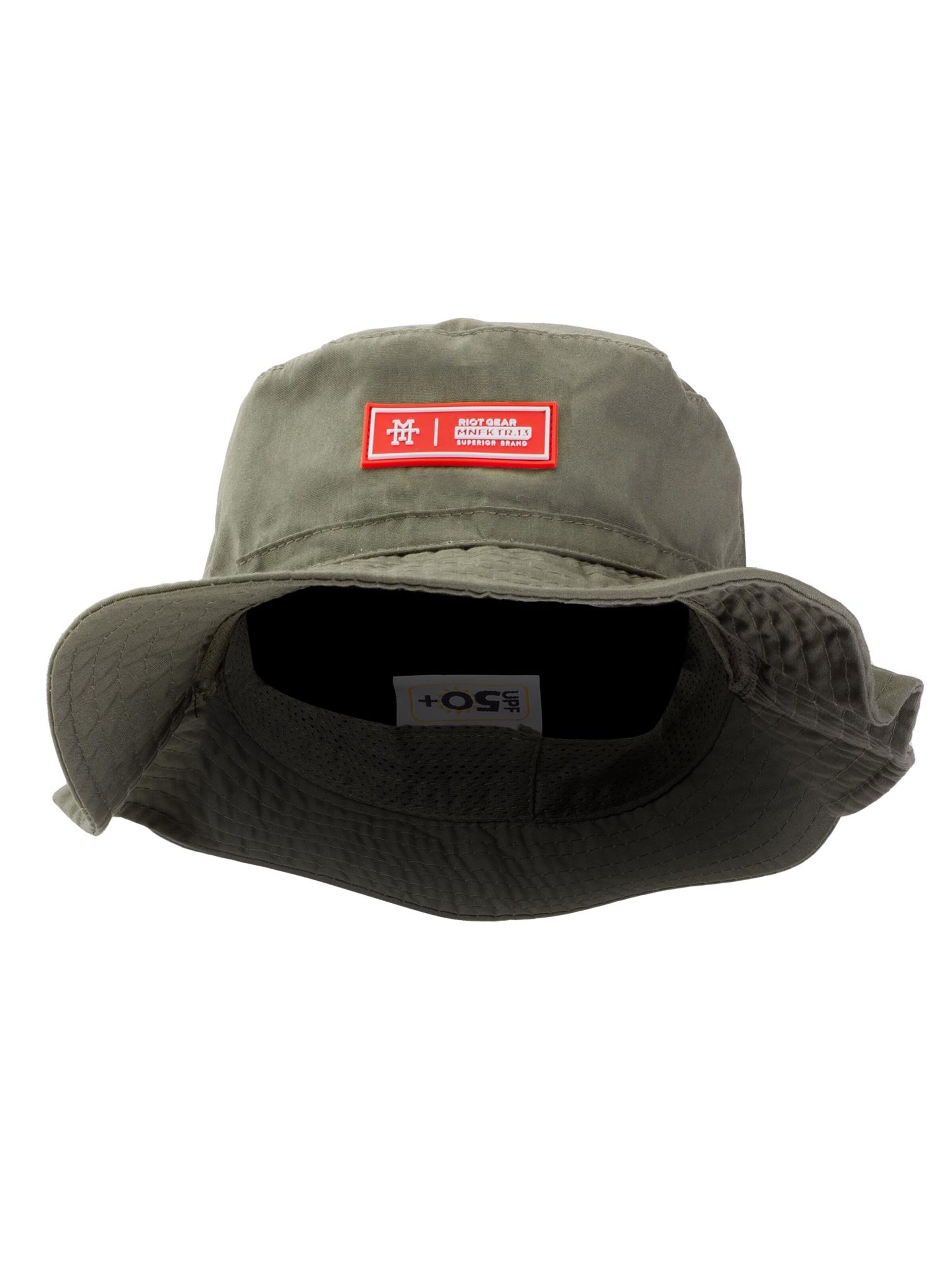 Manufaktur13 Beanie 'Boonie' in Green: front