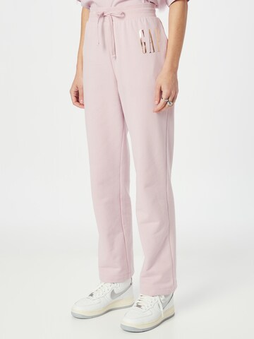 Regular Pantalon GAP en violet : devant