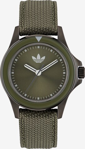 ADIDAS ORIGINALS Analoog horloge ' EXPRESSION ONE ' in Groen: voorkant