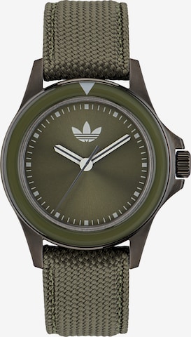 ADIDAS ORIGINALS Analog Watch ' EXPRESSION ONE ' in Green: front