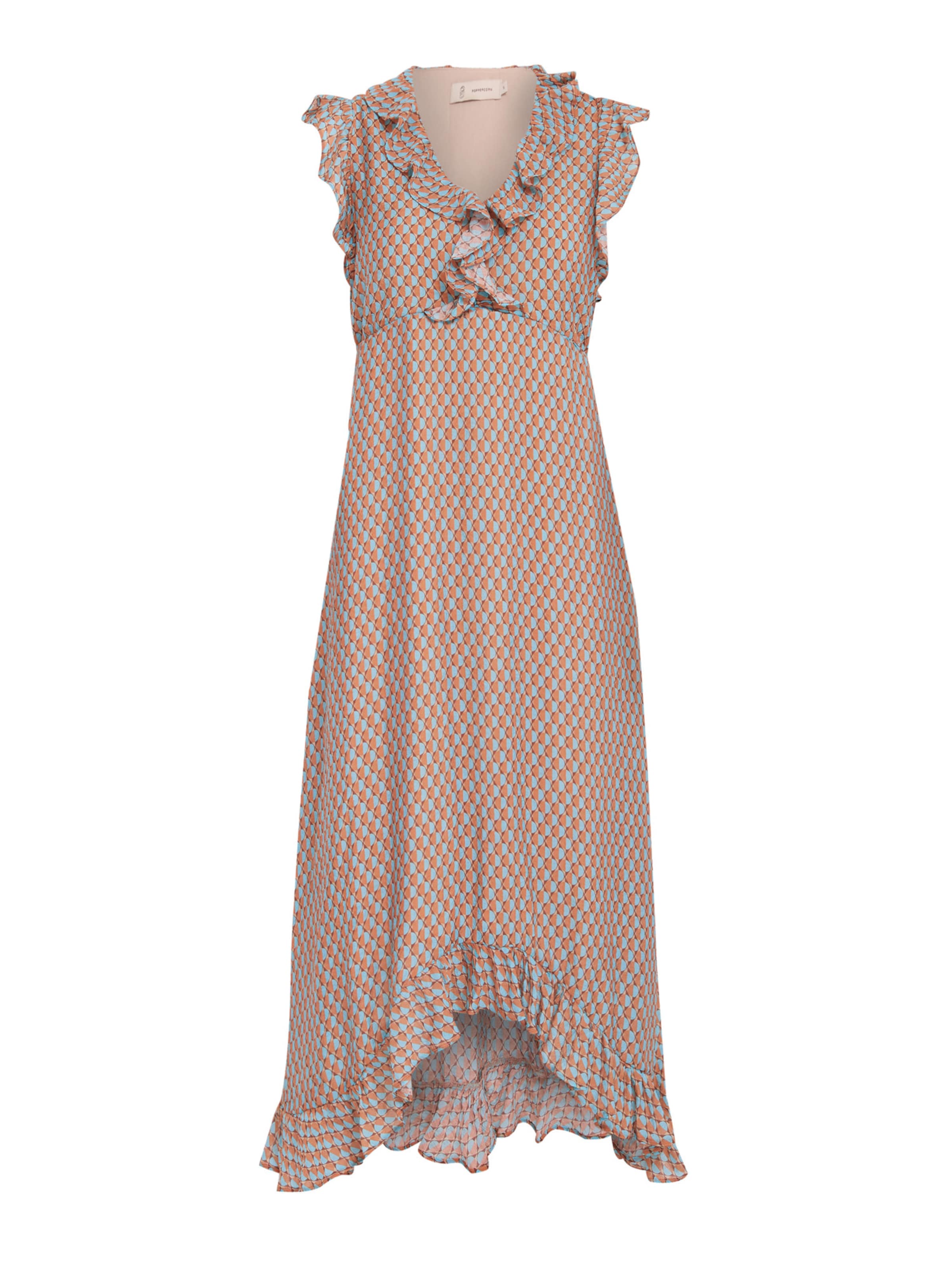 Peppercorn Jurk 'Nadialine' in Blauw: voorkant