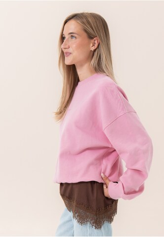 OH APRIL Sweatshirt i rosa