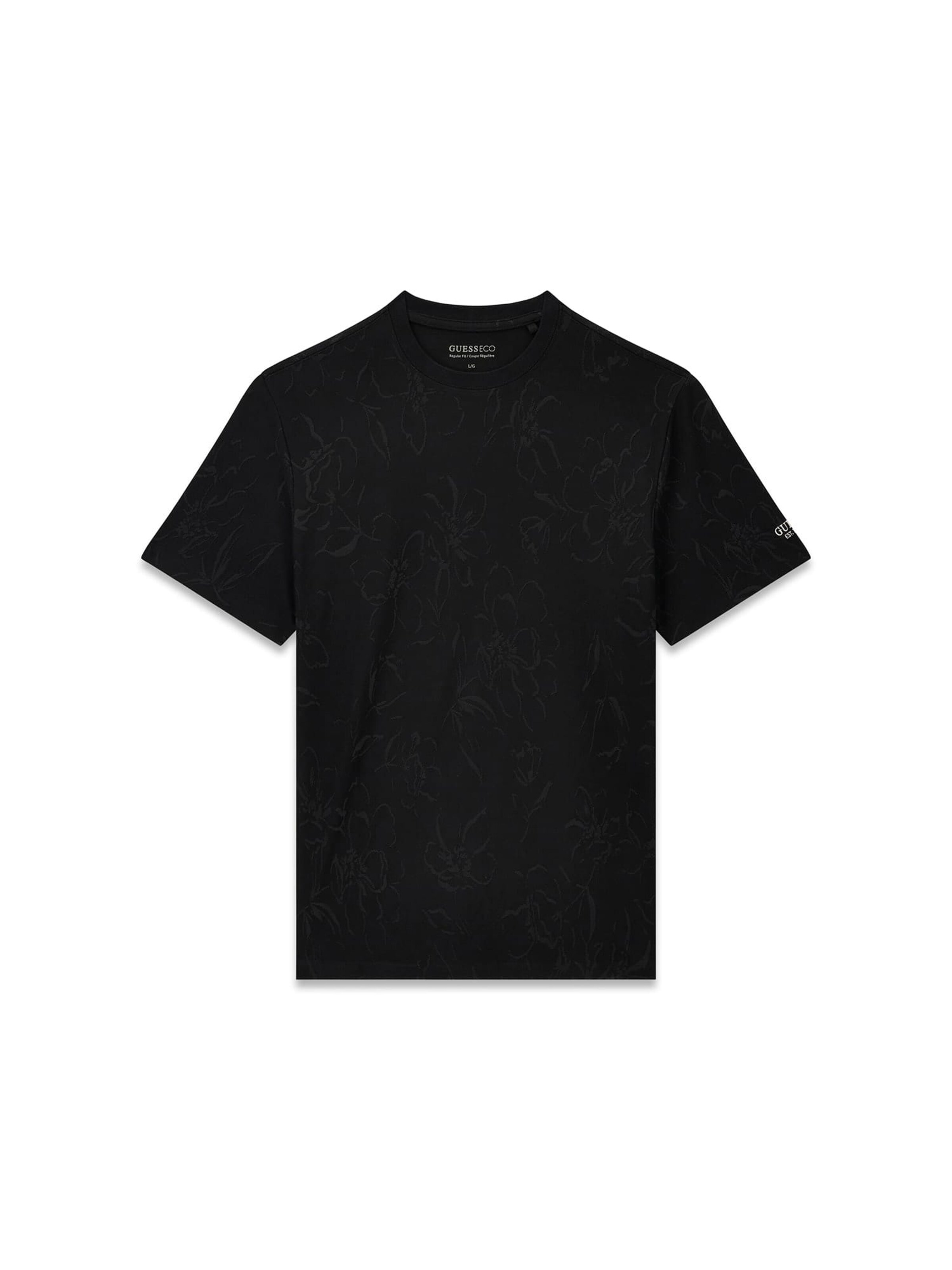 GUESS T-Shirt in Schwarz: Vorderseite